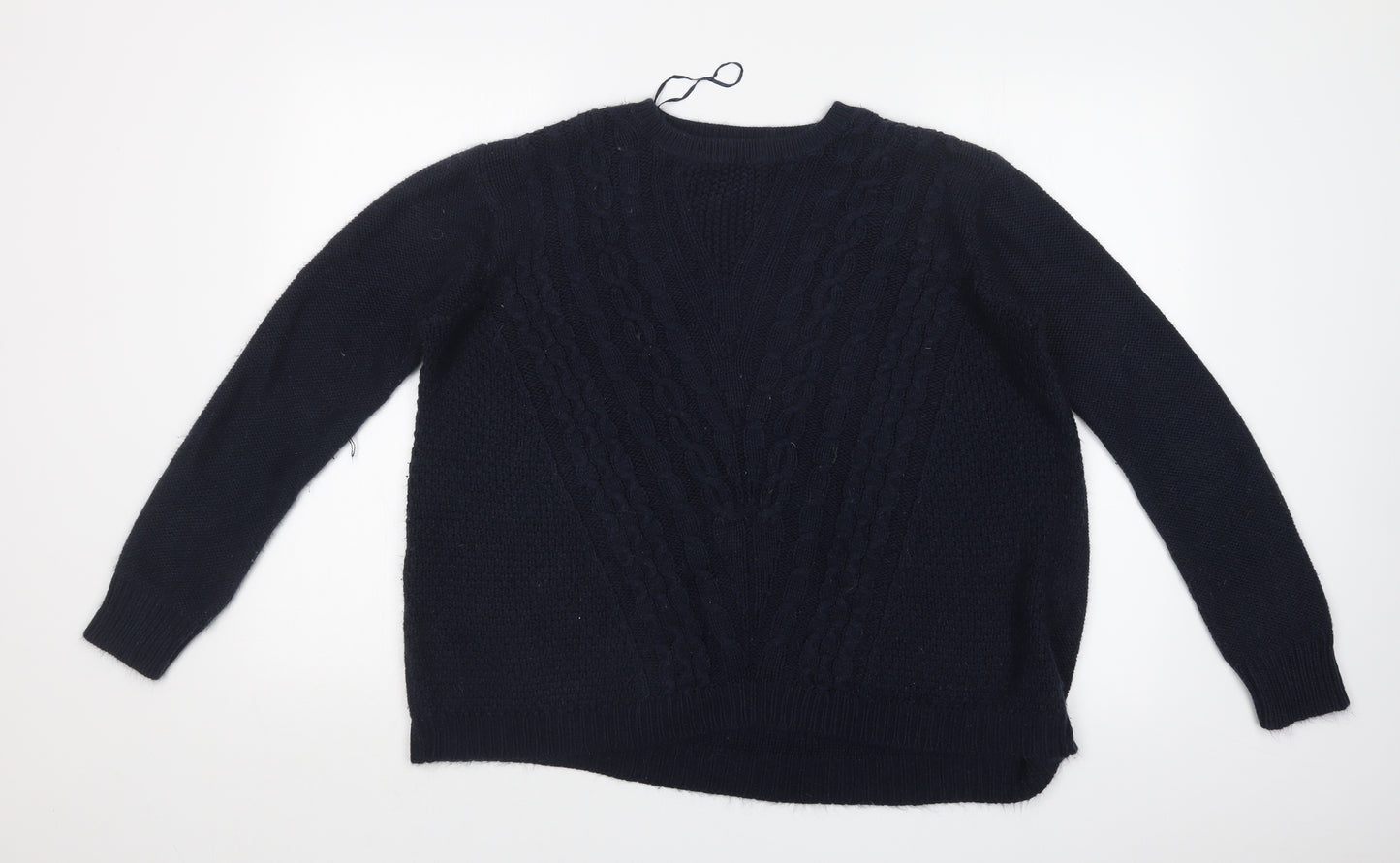 Peacocks Womens Blue   Pullover Jumper Size M