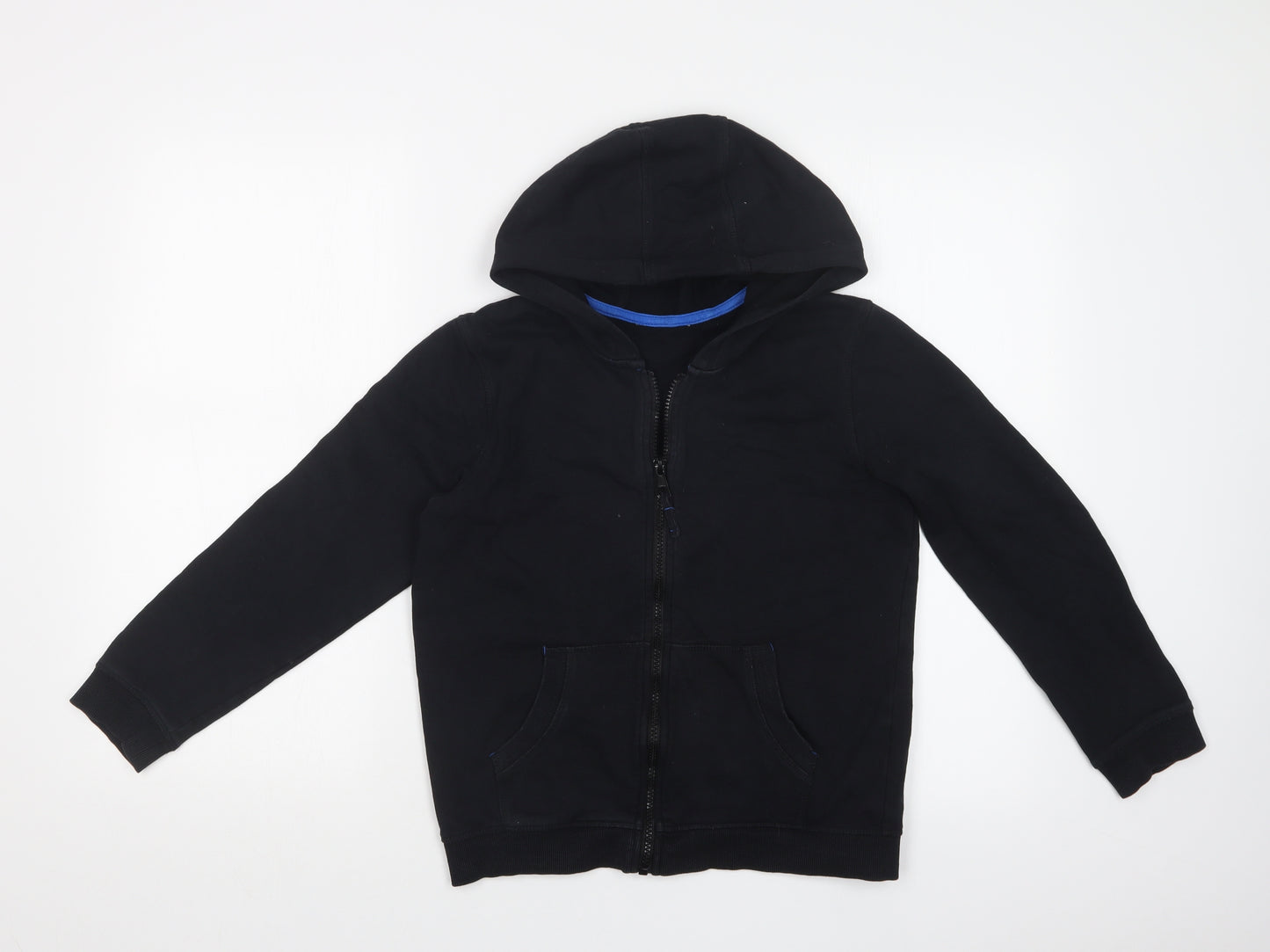 George Boys Black   Full Zip Hoodie Size 10-11 Years