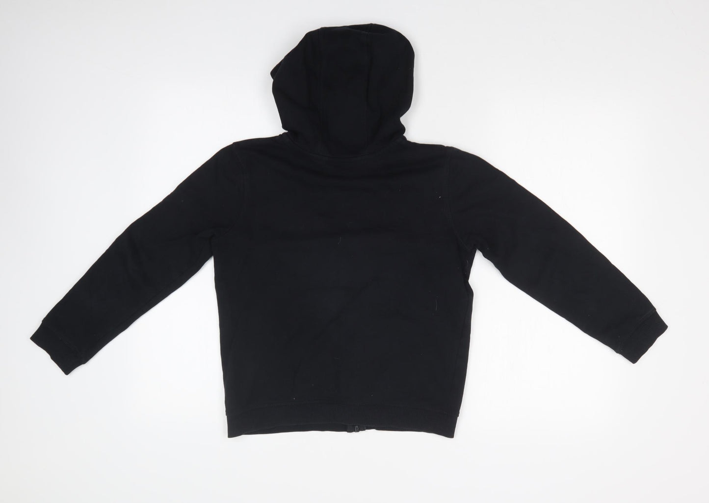 George Boys Black   Full Zip Hoodie Size 10-11 Years