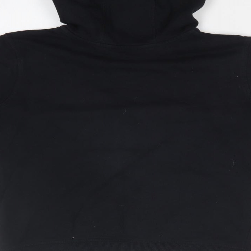 George Boys Black   Full Zip Hoodie Size 10-11 Years