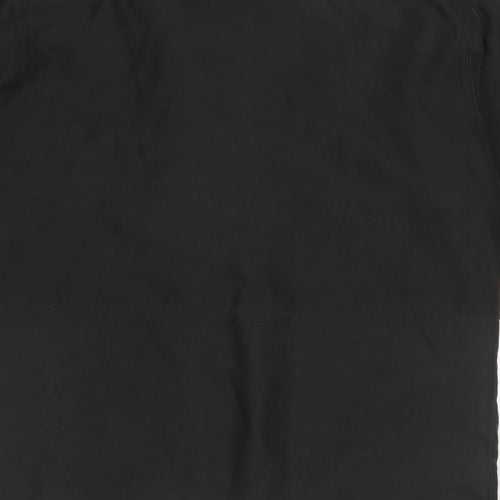EWM Mens Black   Overcoat Coat Size S