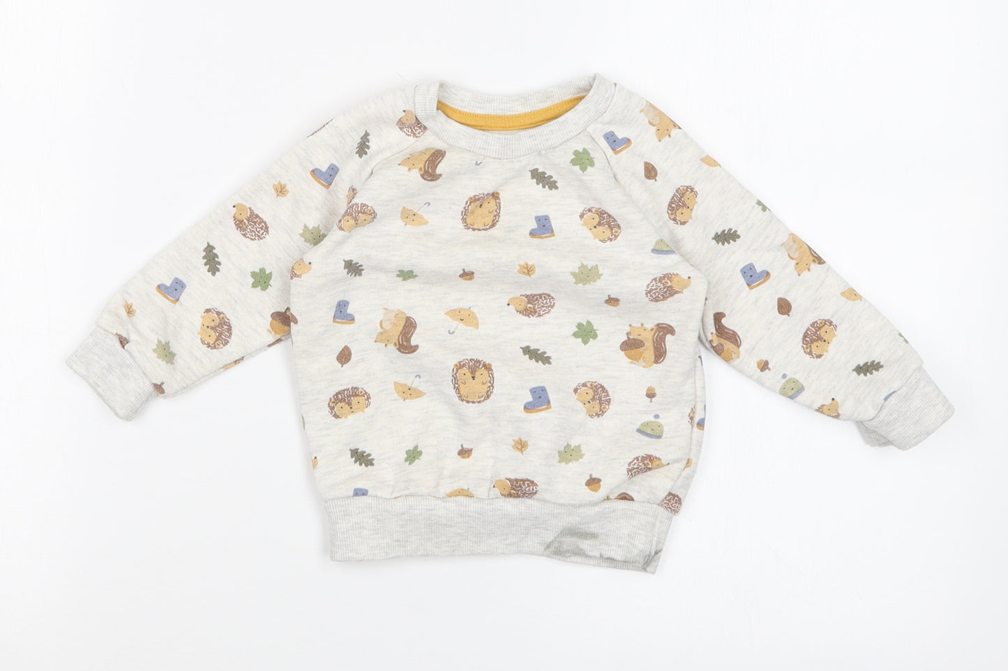 Primark Baby White   Pullover Jumper Size 9-12 Months