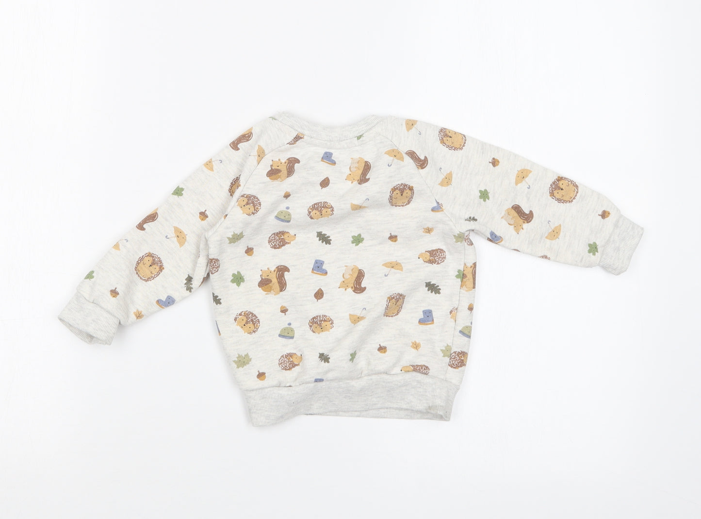 Primark Baby White   Pullover Jumper Size 9-12 Months