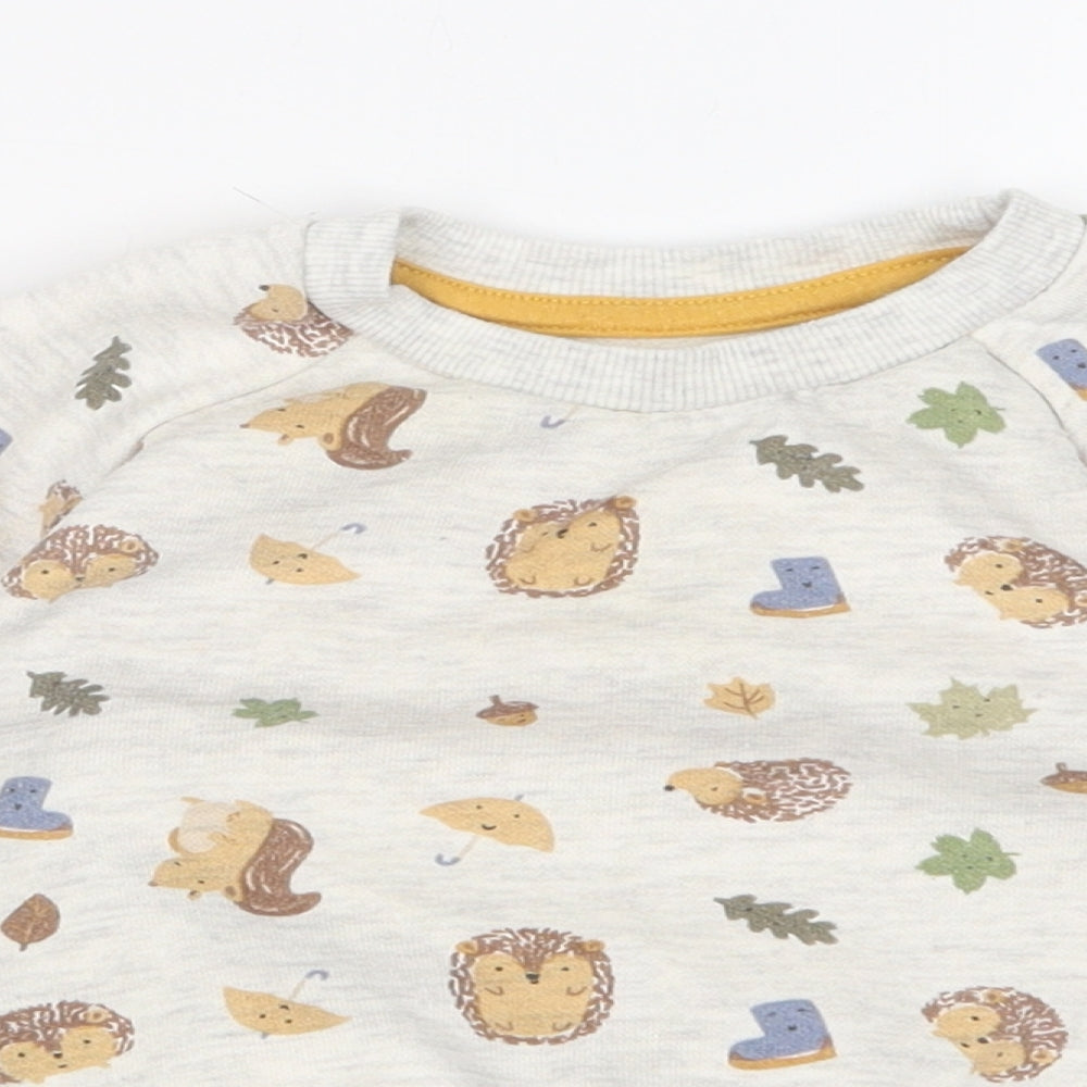 Primark Baby White   Pullover Jumper Size 9-12 Months