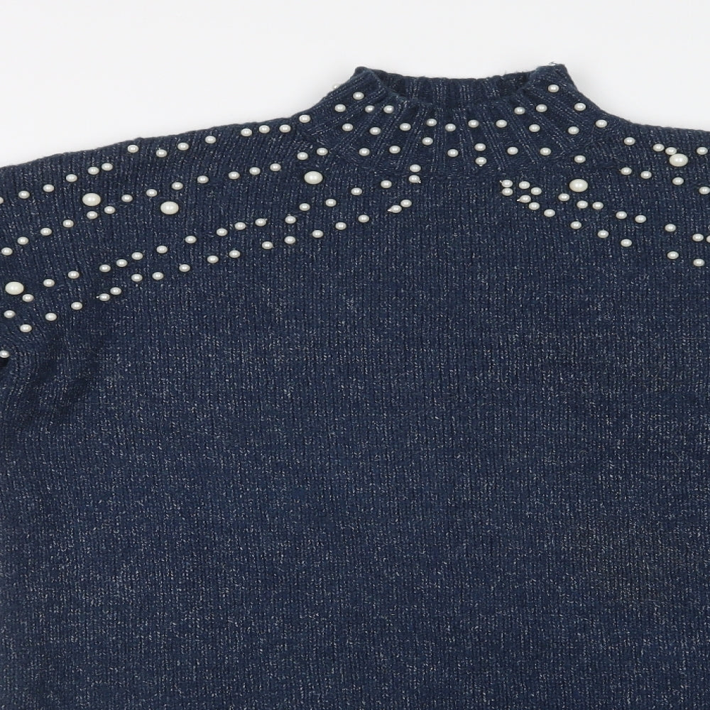 TU Womens Blue   Pullover Jumper