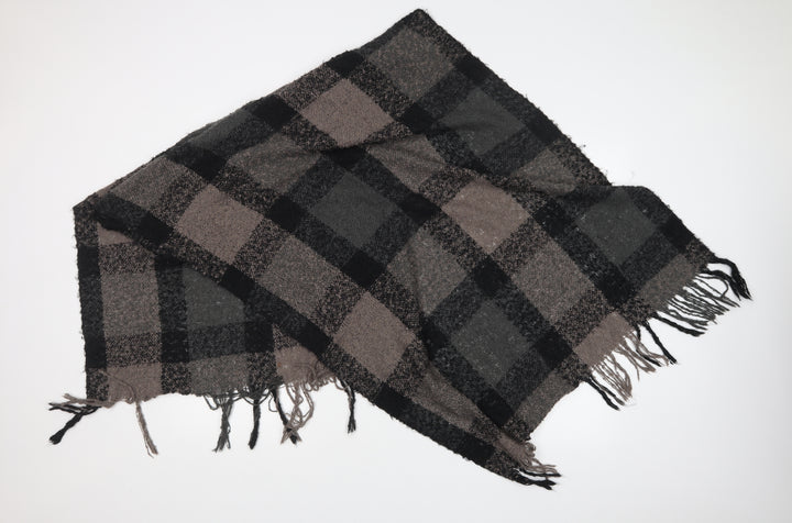 UNMADE Unisex Multicoloured Check Scarf