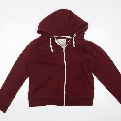 New Look Womens Red   Full Zip Hoodie Size 18