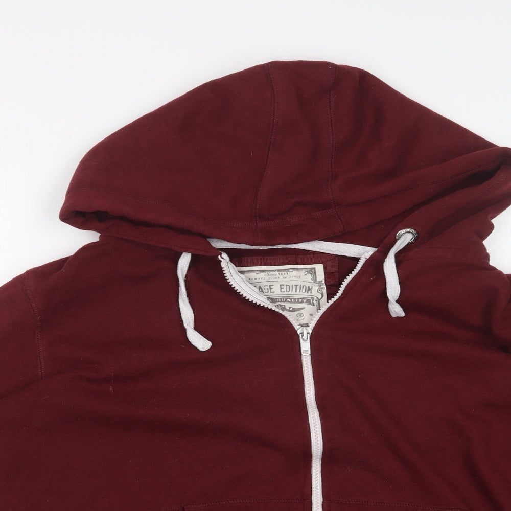 New Look Womens Red   Full Zip Hoodie Size 18