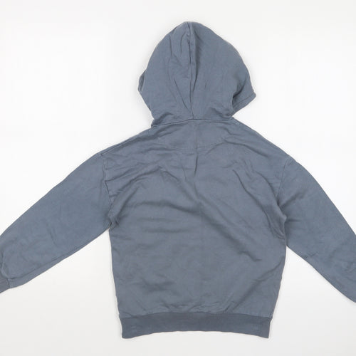 M&S Boys Blue   Pullover Hoodie Size 7-8 Years