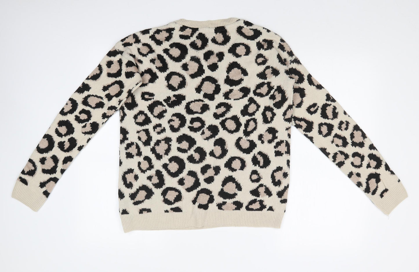 PEP&CO Womens Multicoloured Animal Print  Basic T-Shirt Size 10