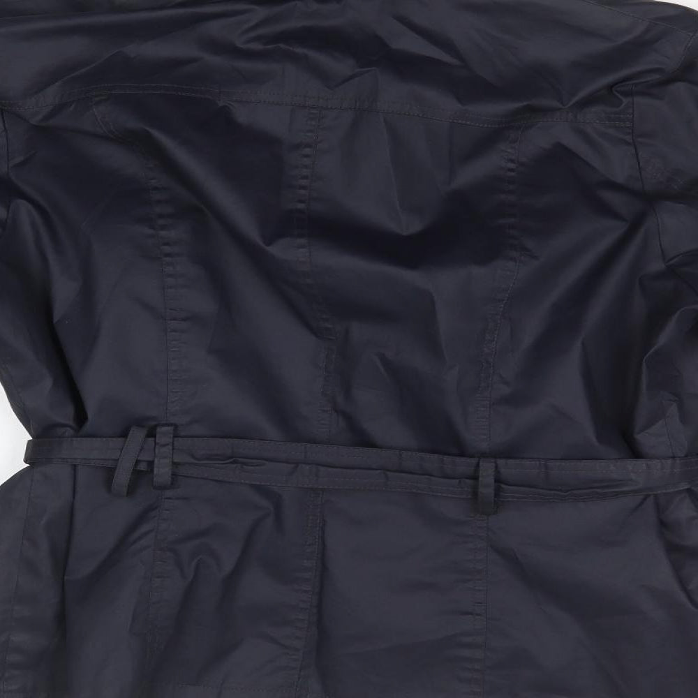 MINUET Womens Blue   Overcoat Coat Size 16