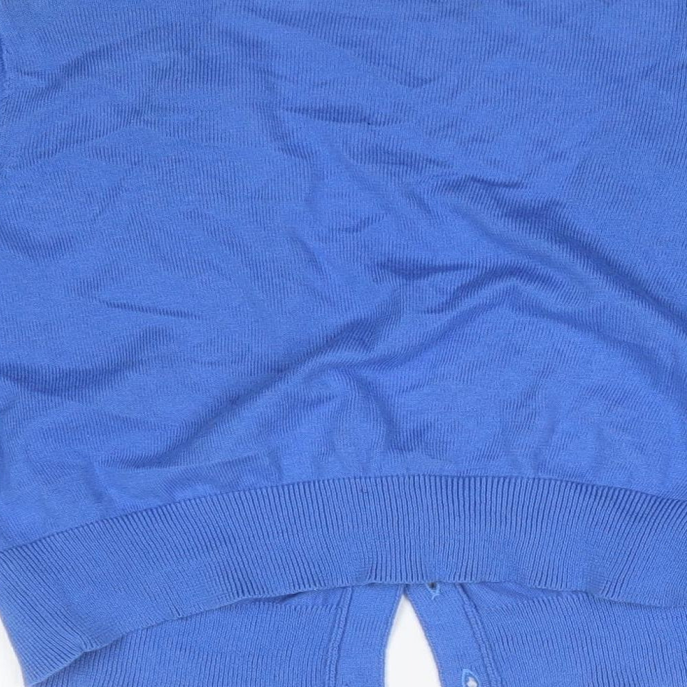 M&S Womens Blue   Cardigan Jumper Size 14