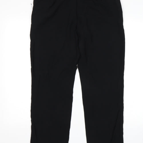 M&S Womens Black   Trousers  Size 12 L29 in
