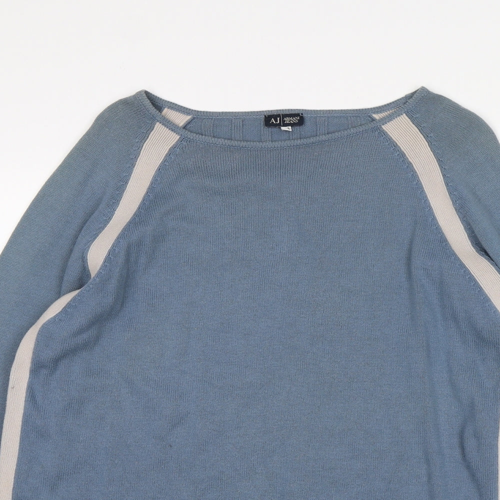 Armarni Jeans Mens Blue   Pullover Jumper Size XL