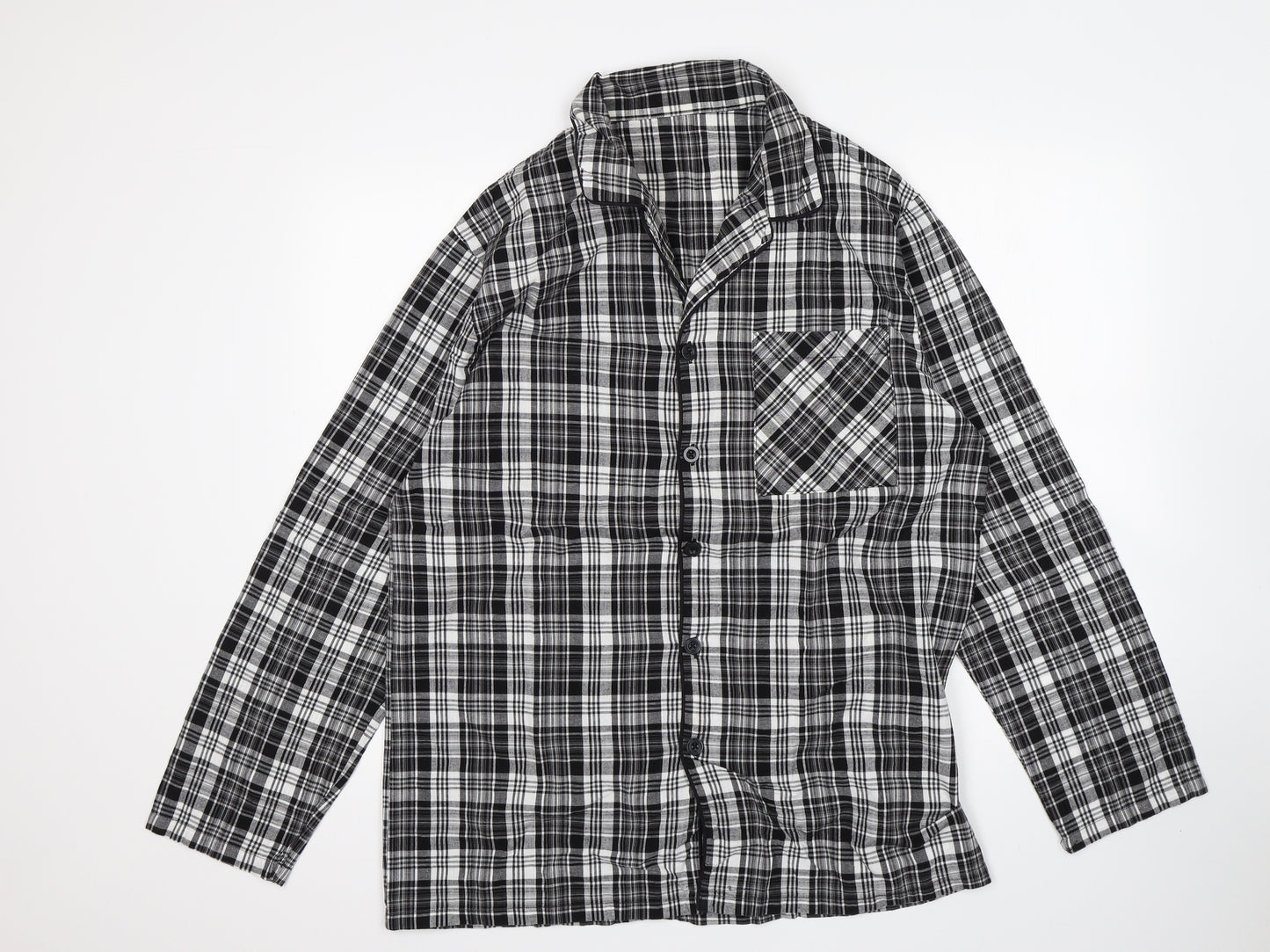F&F Mens Multicoloured Plaid   Button-Up Size L
