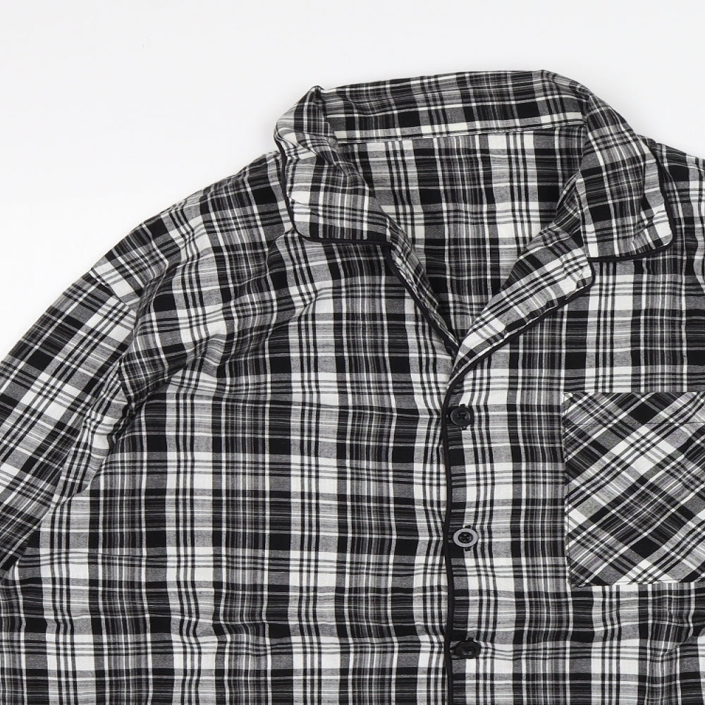 F&F Mens Multicoloured Plaid   Button-Up Size L