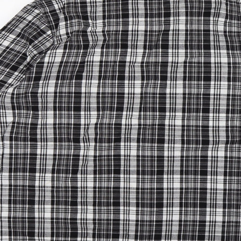 F&F Mens Multicoloured Plaid   Button-Up Size L