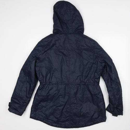 George Womens Blue   Parka Coat Size 14