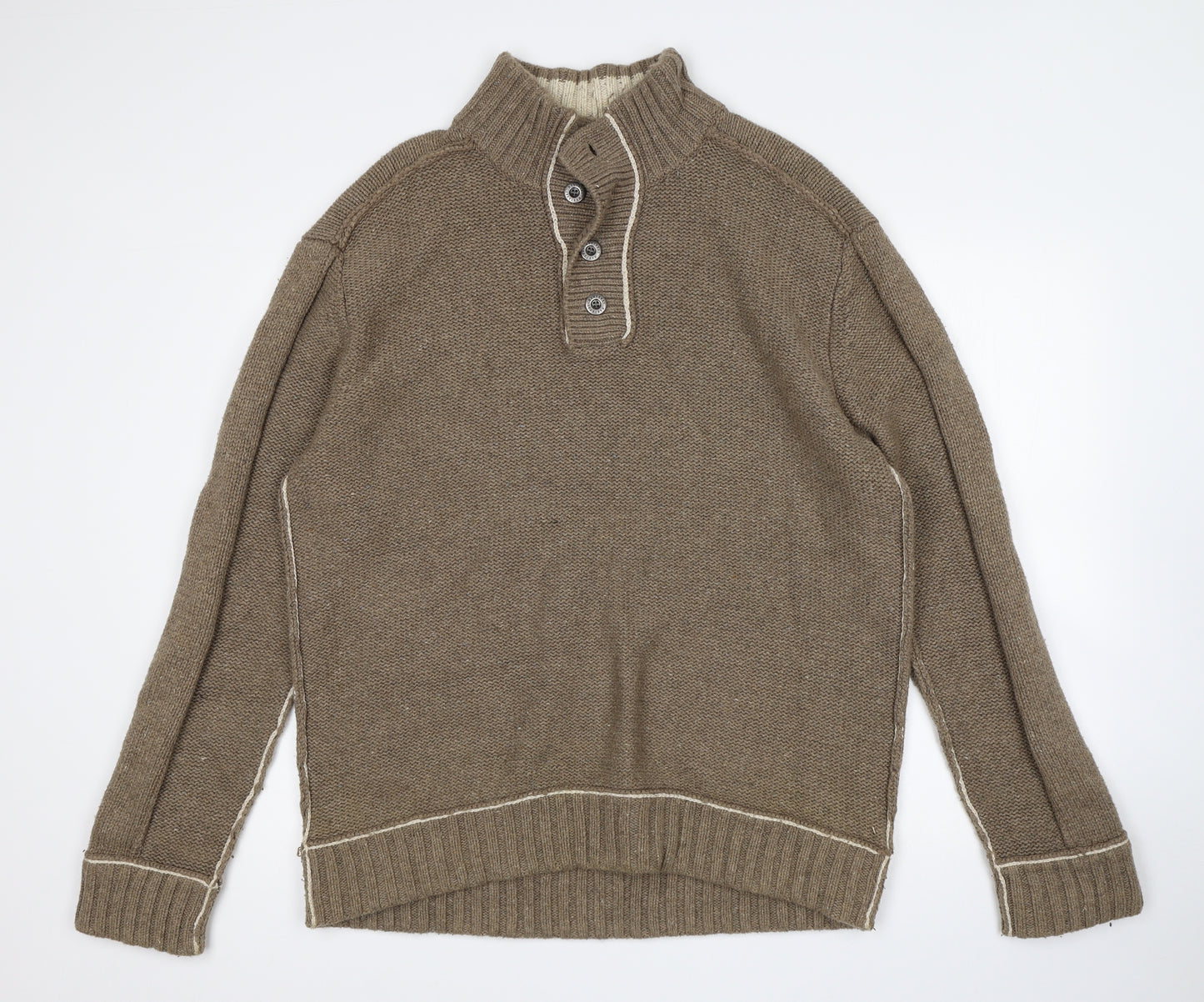 Mantaray Mens Brown   Pullover Jumper Size L