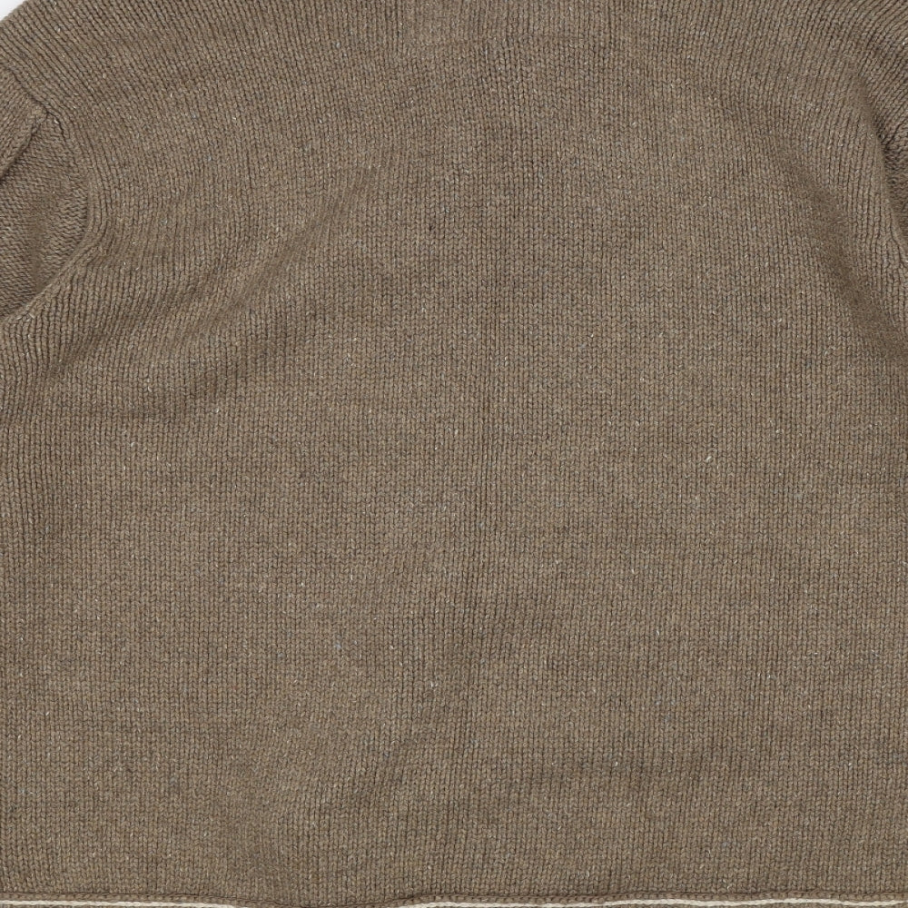 Mantaray Mens Brown   Pullover Jumper Size L