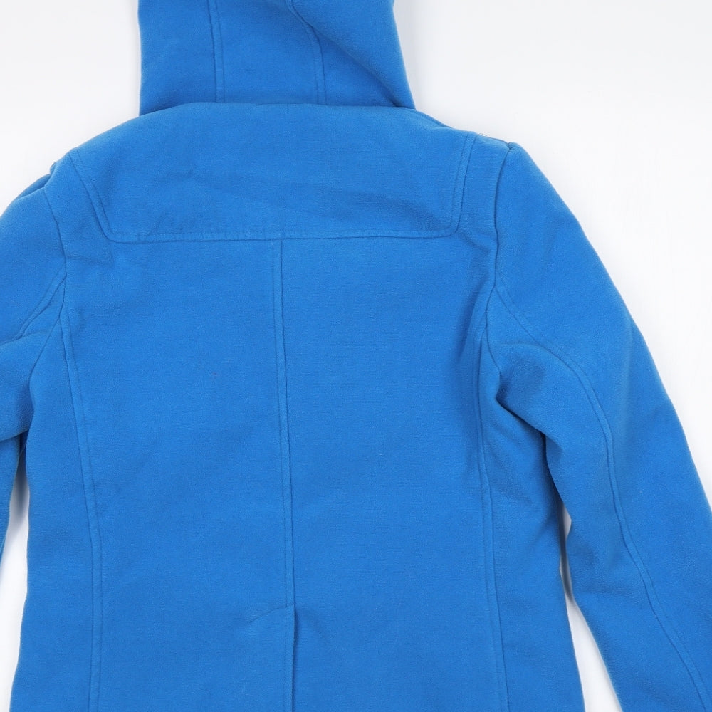 Brave Soul Womens Blue   Overcoat Coat Size 10