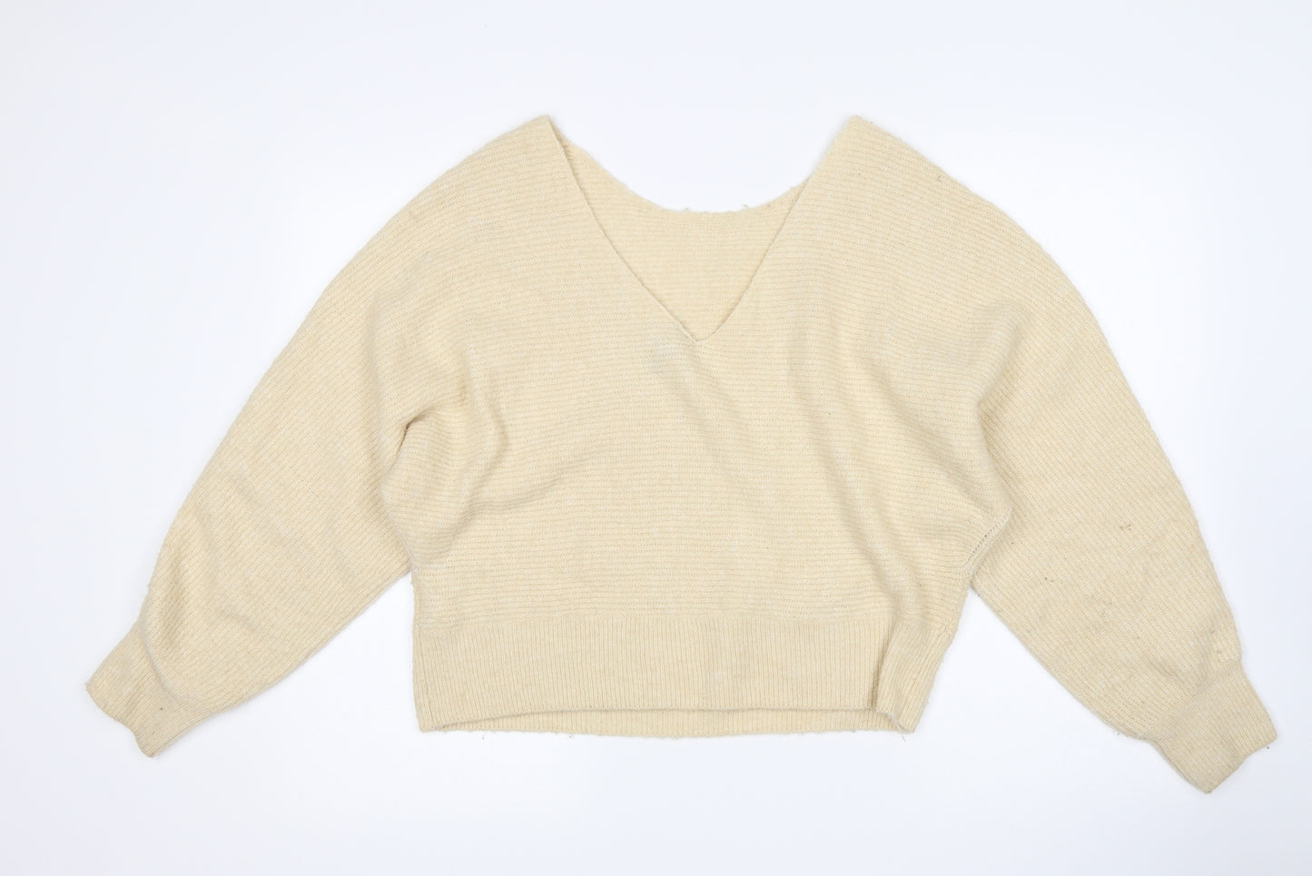 H&M Womens Beige   Pullover Jumper Size M