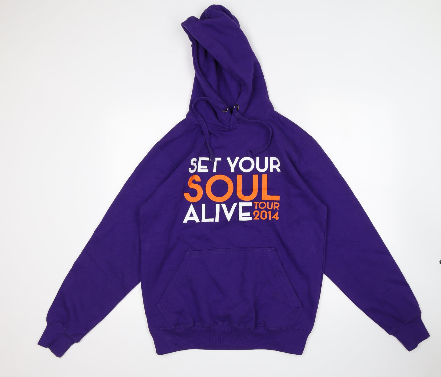 FDM Womens Purple   Pullover Hoodie Size S