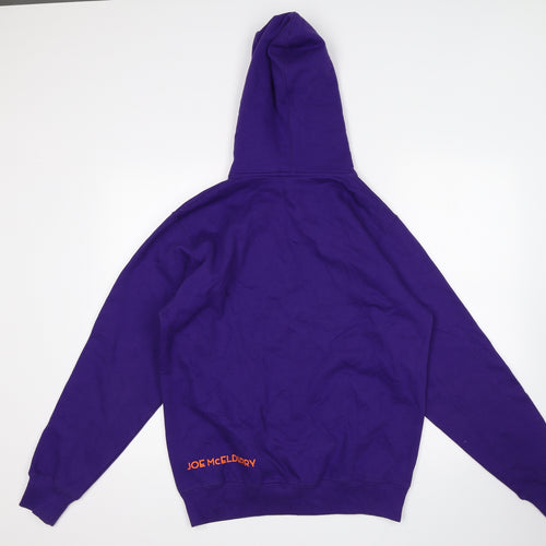 FDM Womens Purple   Pullover Hoodie Size S
