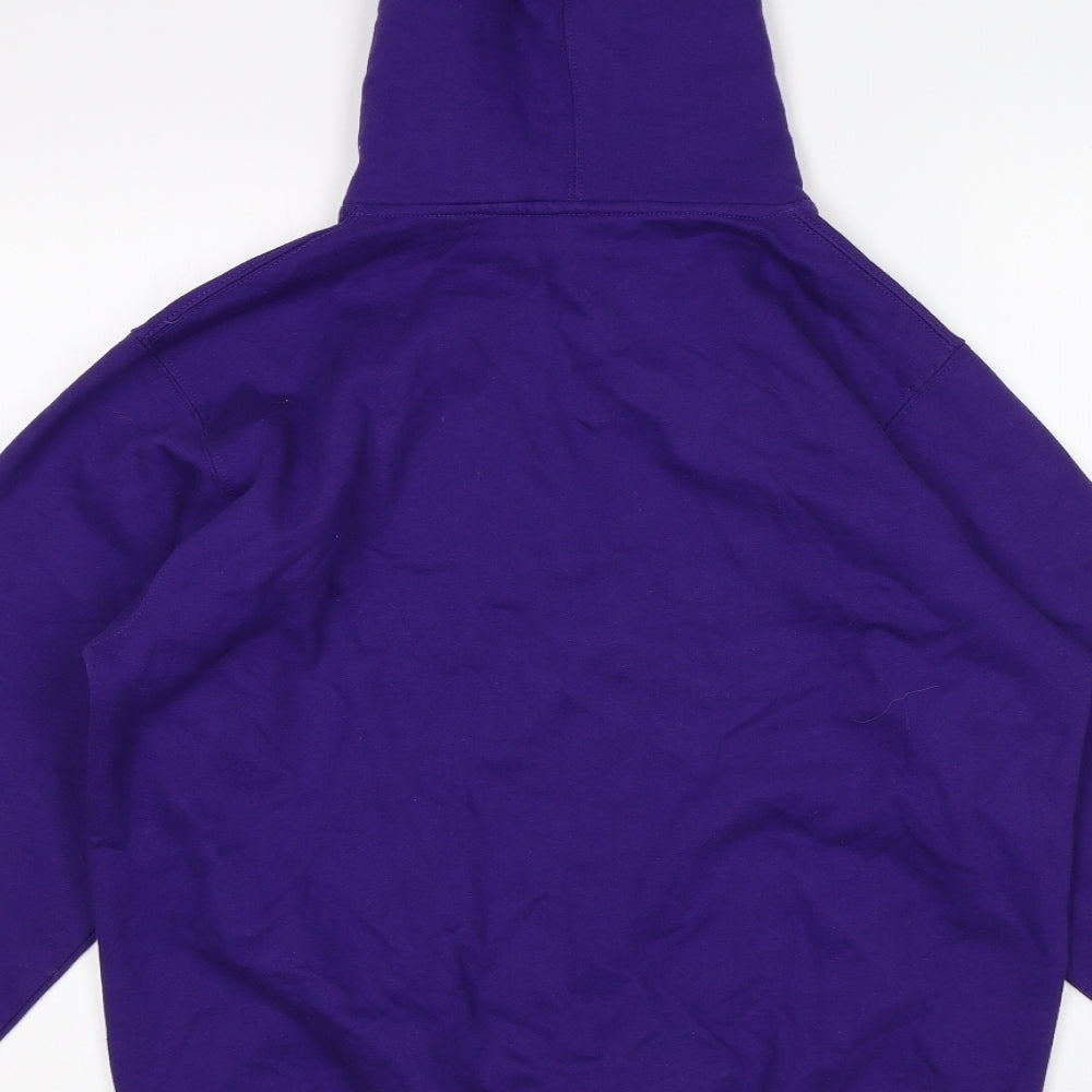 FDM Womens Purple   Pullover Hoodie Size S