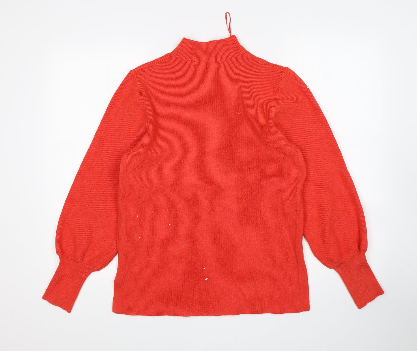 M&S Womens Orange   Pullover Jumper Size M