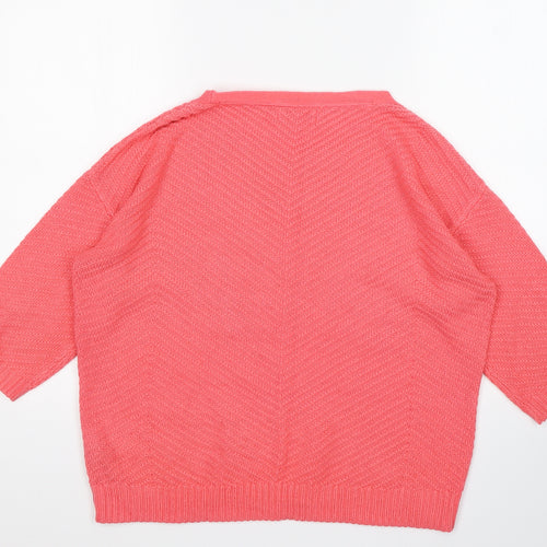 Per Una Womens Pink   Pullover Jumper Size 14