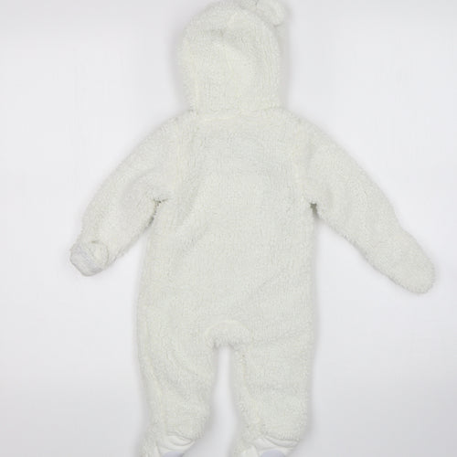 Primark Baby White   Babygrow One-Piece Size 3-6 Months