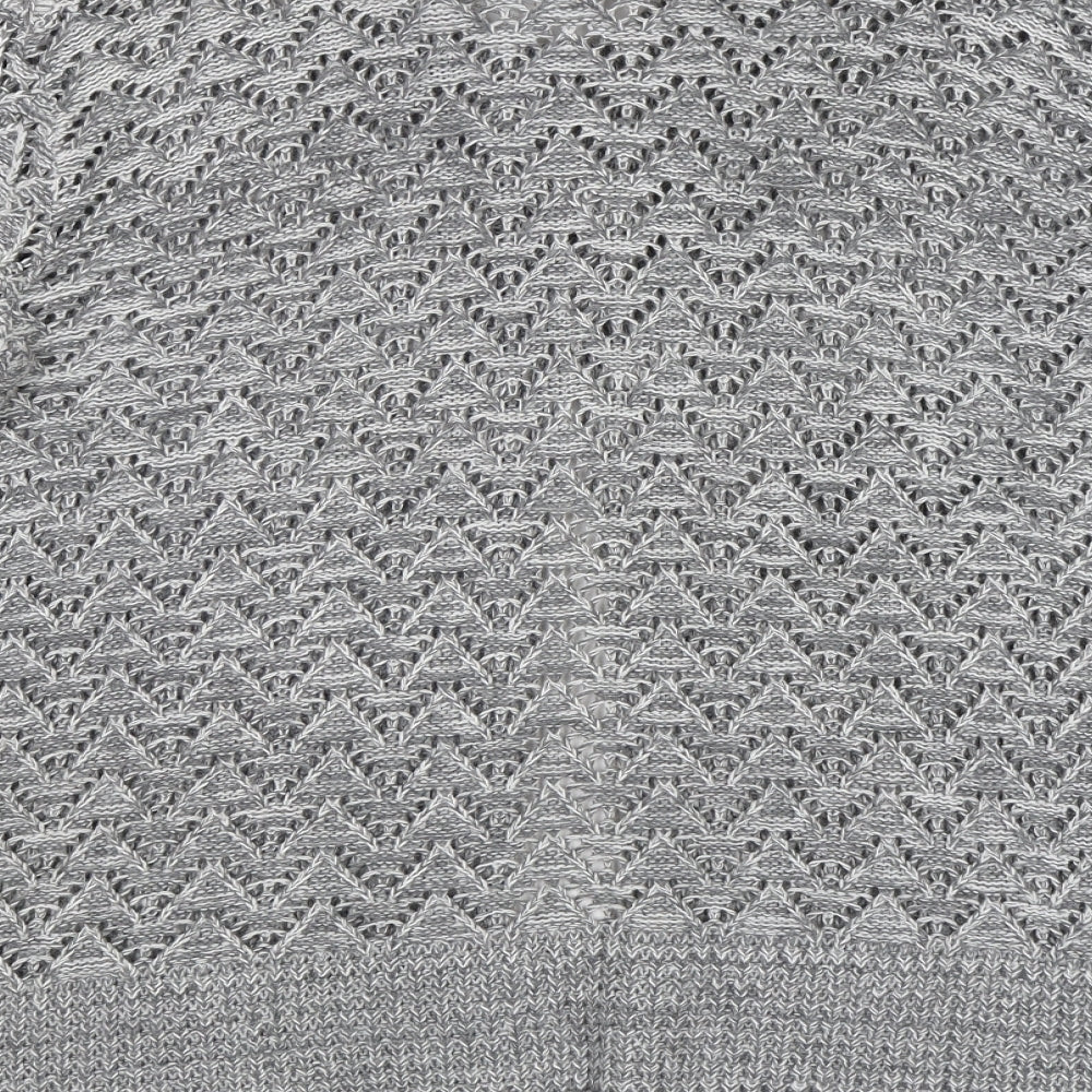 Lady Ice Womens Grey   Cardigan Jumper Size L