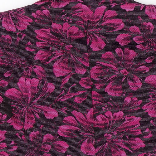 Libra Womens Multicoloured Floral  Shrug Jumper Size 12