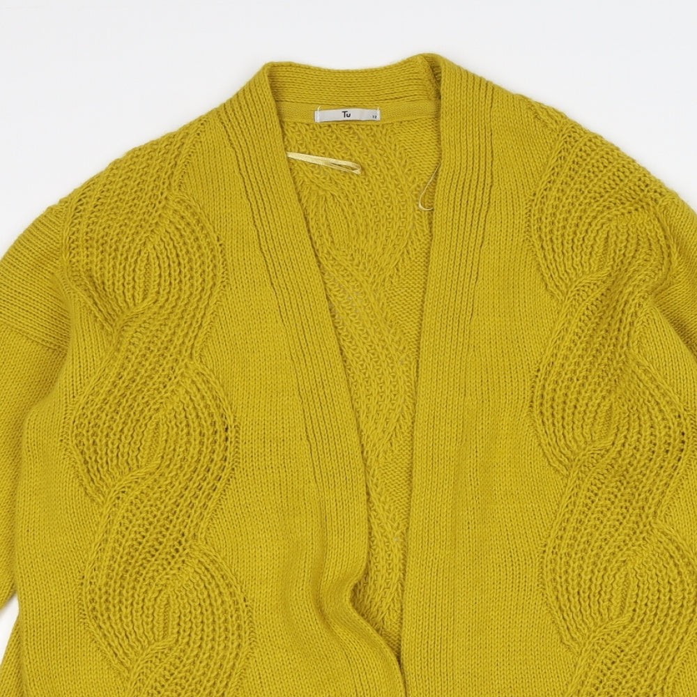 TU Womens Green   Cardigan Jumper Size 12