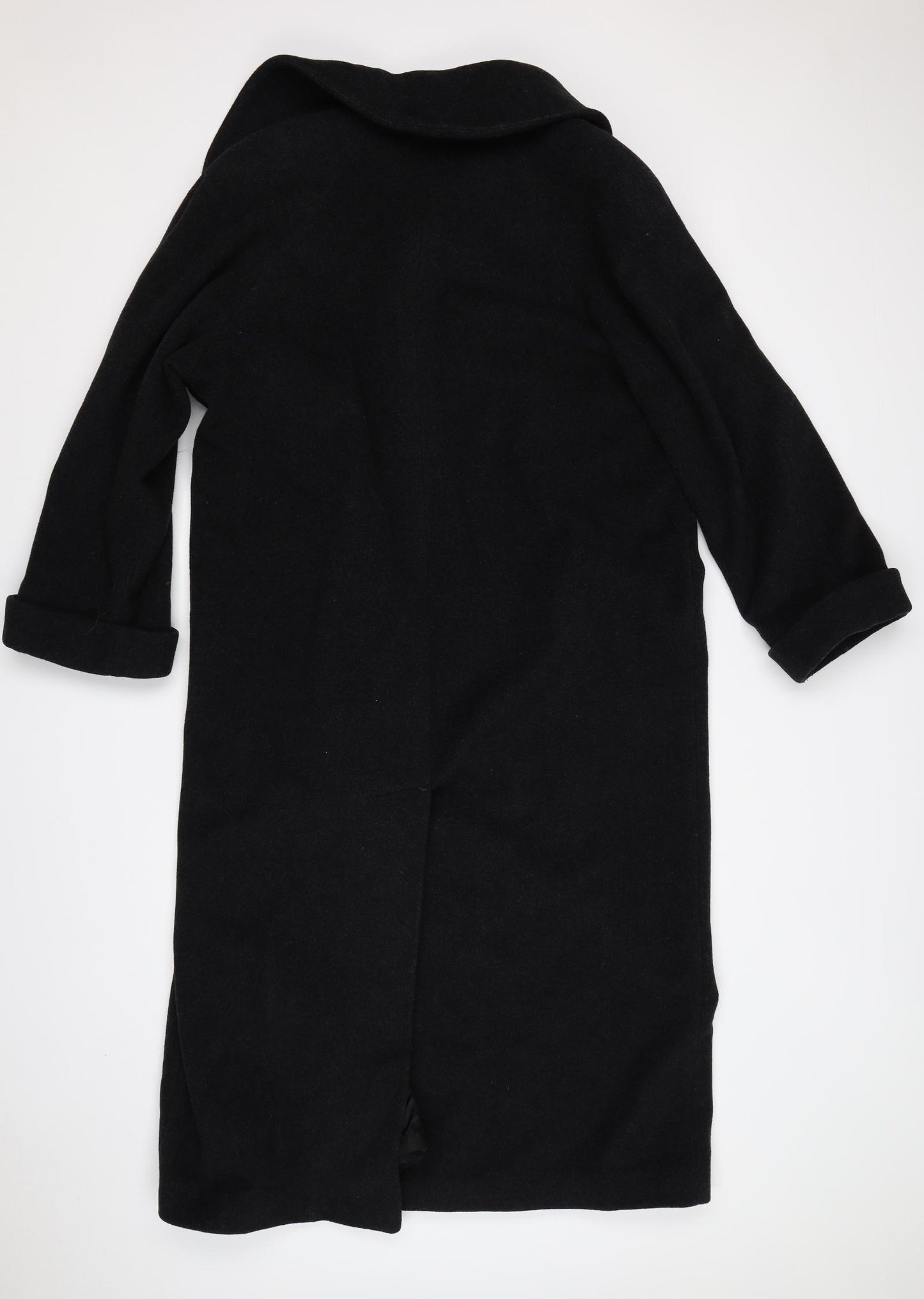 pier angelini Womens Black   Trench Coat Coatigan Size 12