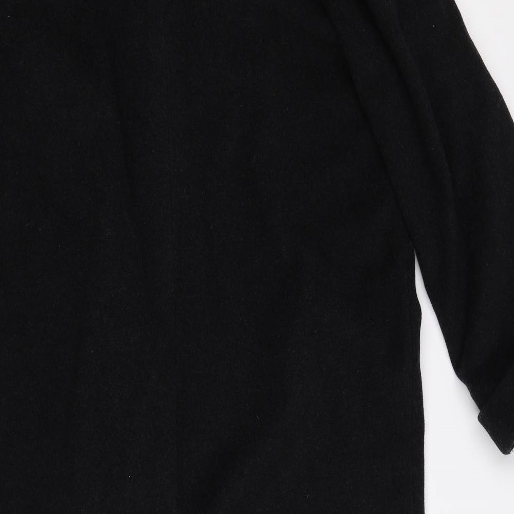 pier angelini Womens Black   Trench Coat Coatigan Size 12