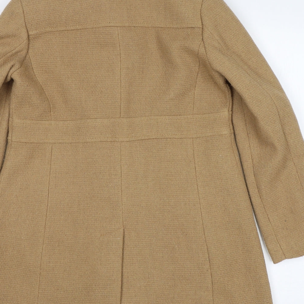 NEXT Womens Brown   Overcoat Coat Size 10