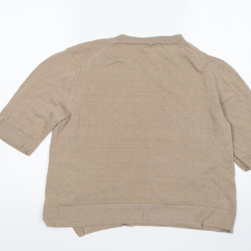 M&S Womens Brown   Pullover Jumper Size 12