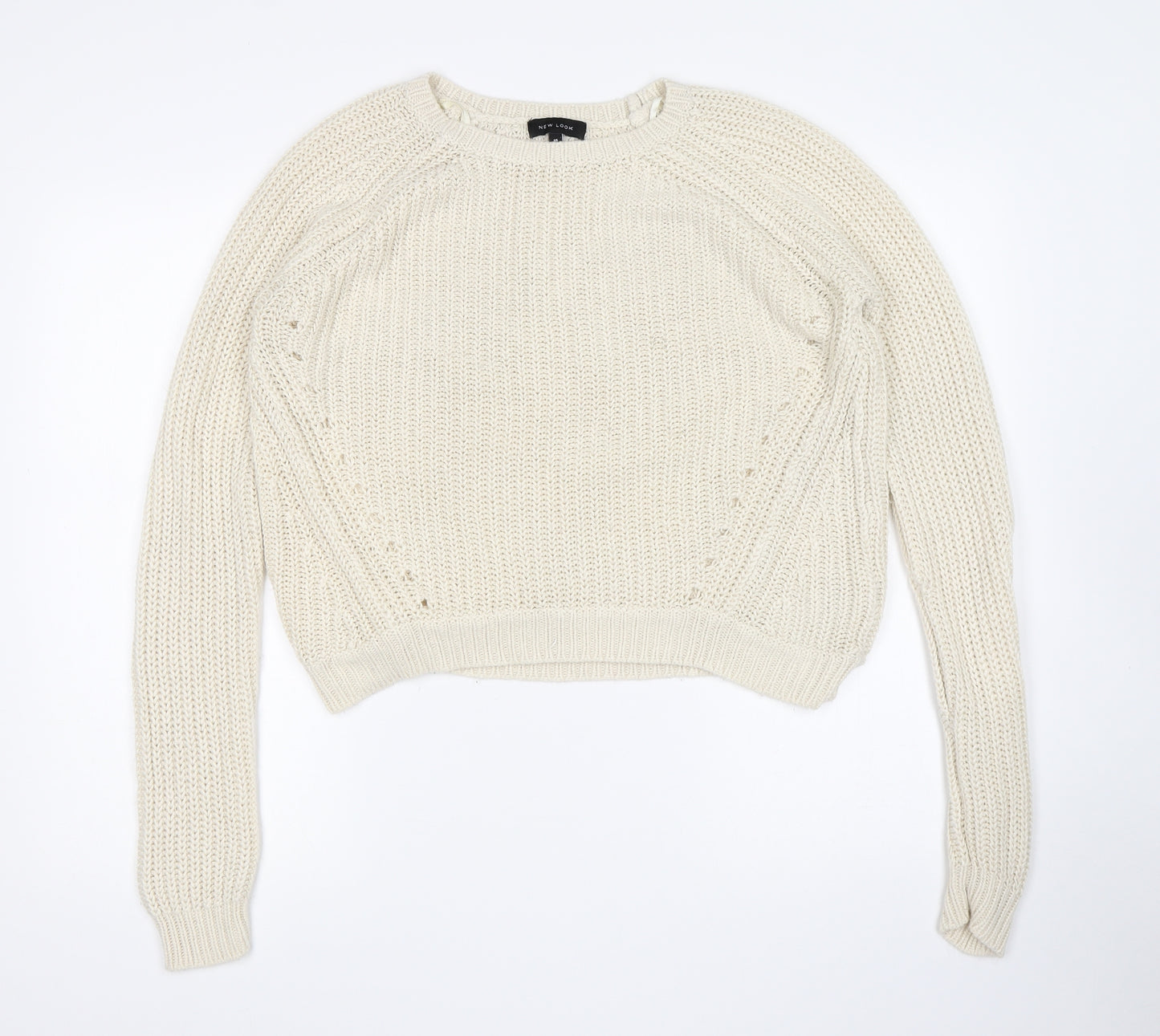 New Look Womens Beige   Pullover Jumper Size 10