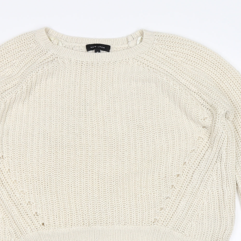 New Look Womens Beige   Pullover Jumper Size 10