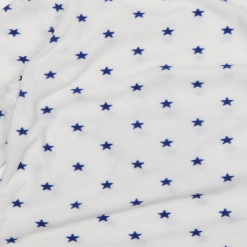 Selena Secrets Womens White Polka Dot  Top Pyjama Top Size 10