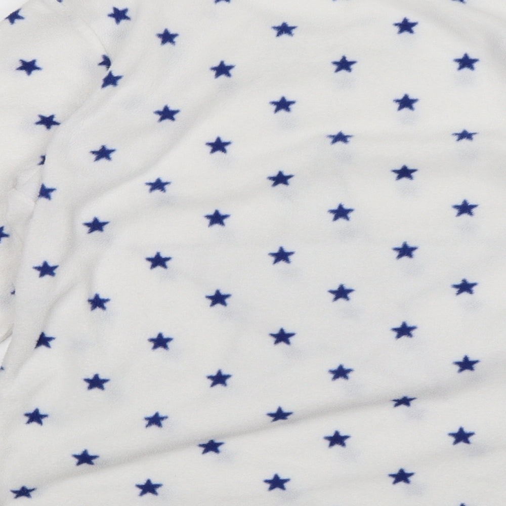 Selena Secrets Womens White Polka Dot  Top Pyjama Top Size 10