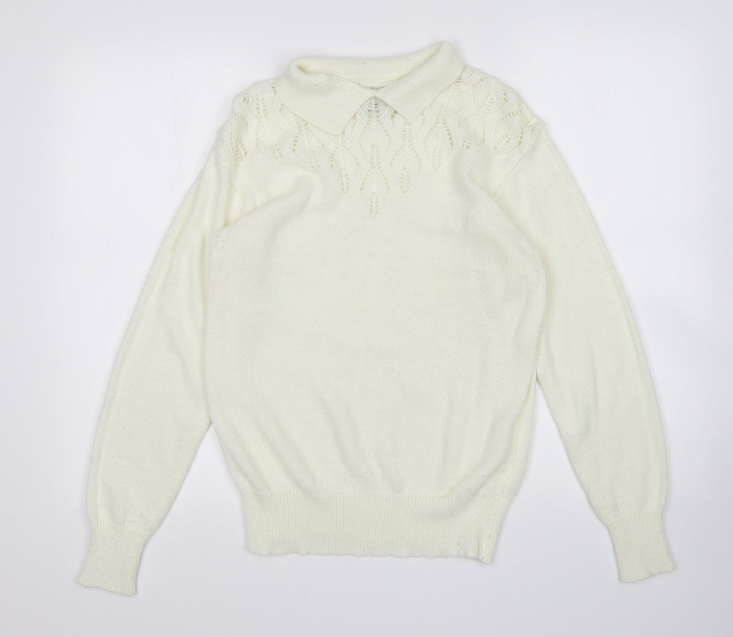 Red Baron Womens Ivory   Pullover Jumper Size S