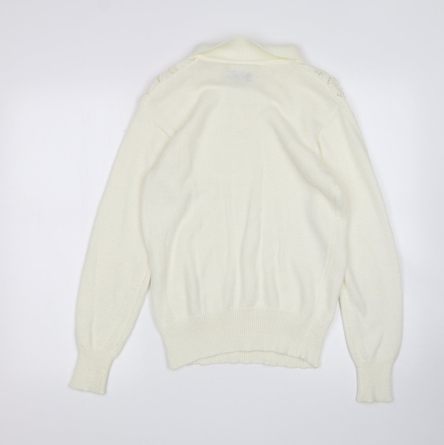 Red Baron Womens Ivory   Pullover Jumper Size S