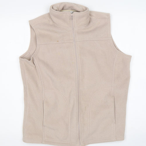 M&Co Womens Beige   Vest Sweatshirt Size XL