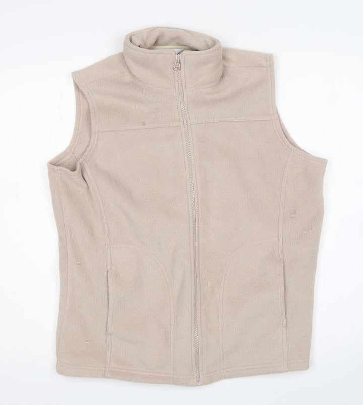 M&Co Womens Beige   Vest Sweatshirt Size XL