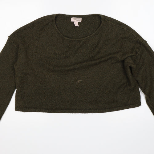 FOREVER 21 Womens Green   Pullover Jumper Size M