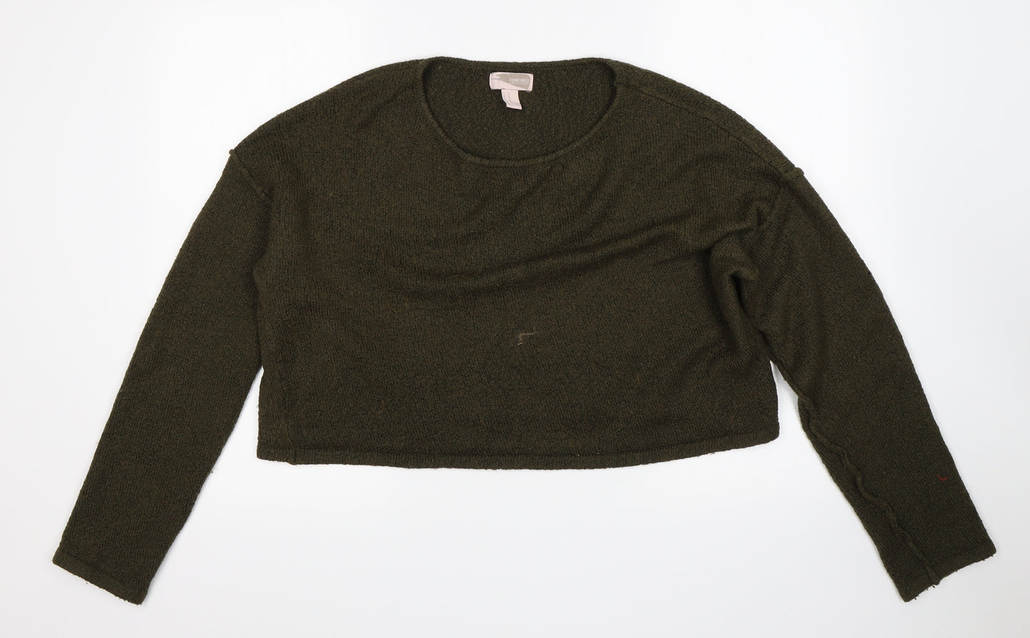 FOREVER 21 Womens Green   Pullover Jumper Size M