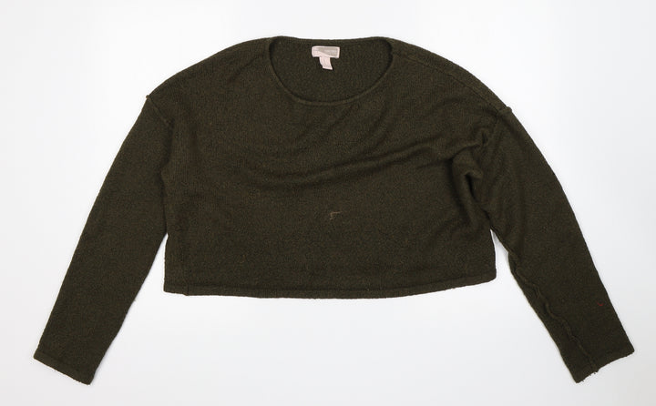 FOREVER 21 Womens Green   Pullover Jumper Size M